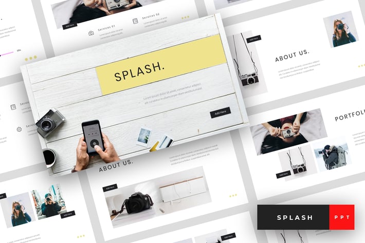 Splash - Photography PowerPoint Template