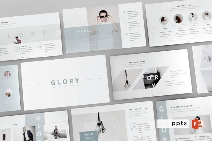 GLORY - Multipurpose Powerpoint Template  V84