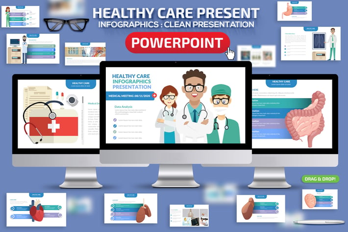 Healthy Infographics Powerpoint
