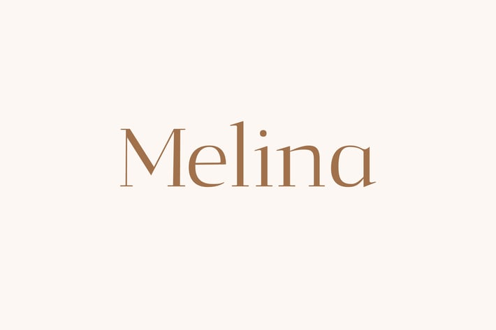Melina - A Refined Serif Typeface