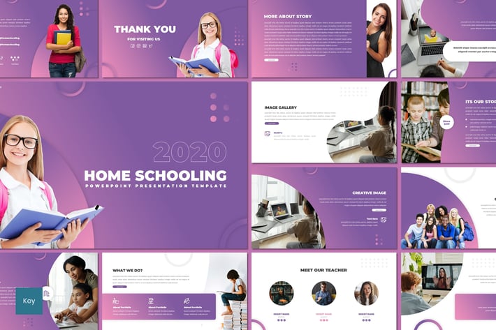 Home Schooling - Education Keynote Template
