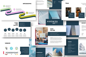 Mudeja Construction Power Point Template