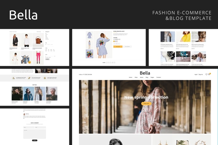 Bella - Multipurpose E-Commerce and Blog Template
