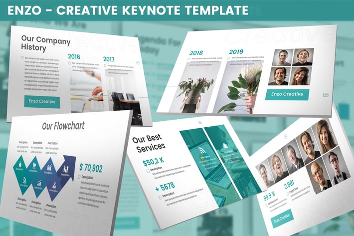 Enzo - Creative Keynote Template