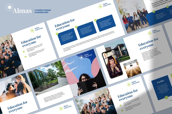 Almas - Course Theme Powerpoint Template