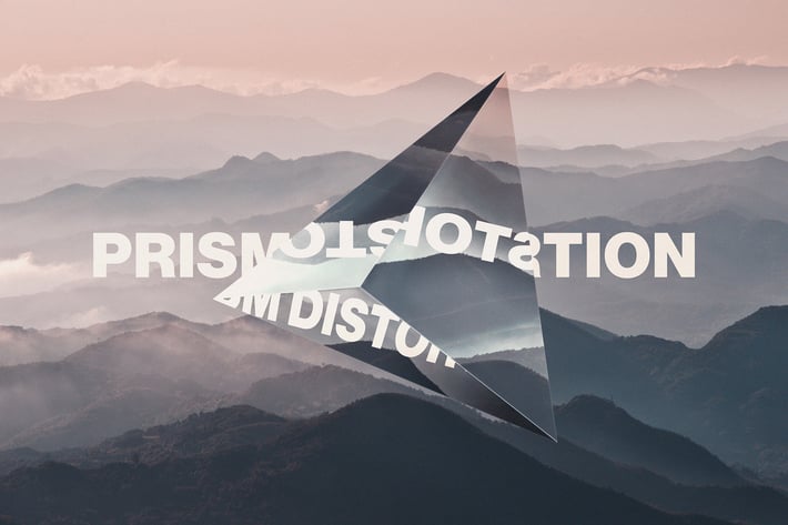 Prism Lens Distortion Photo Effect