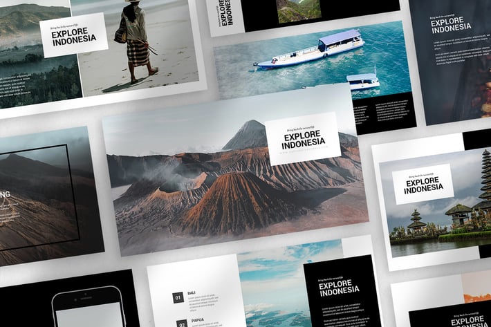 Explore Indonesia Powerpoint Template
