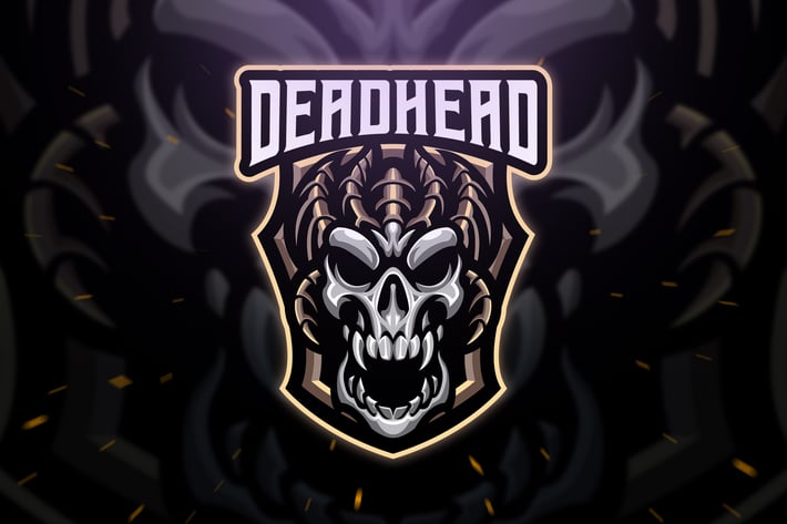 Deadhead Sport and Esport Logo Template