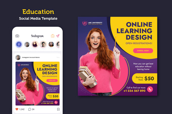 Online Learning Banner Template