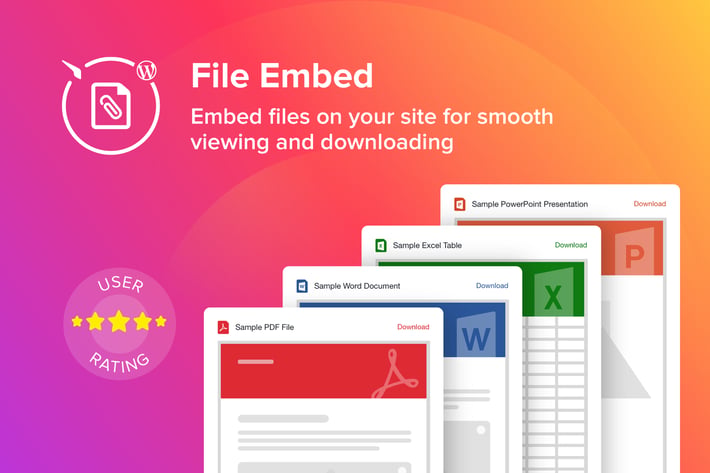 WordPress File Embed - Viewer Plugin