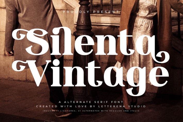 Silenta Vintage Alternate Serif Font