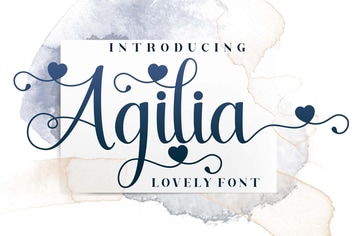 Agilia Script Font
