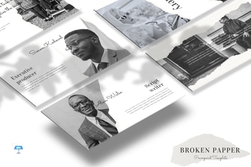 Broken Papper - Keynote Template