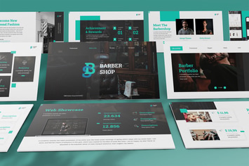 BarberShop - Elegant Keynote Template