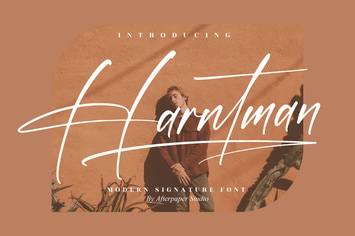 Harntman Modern Signature Font