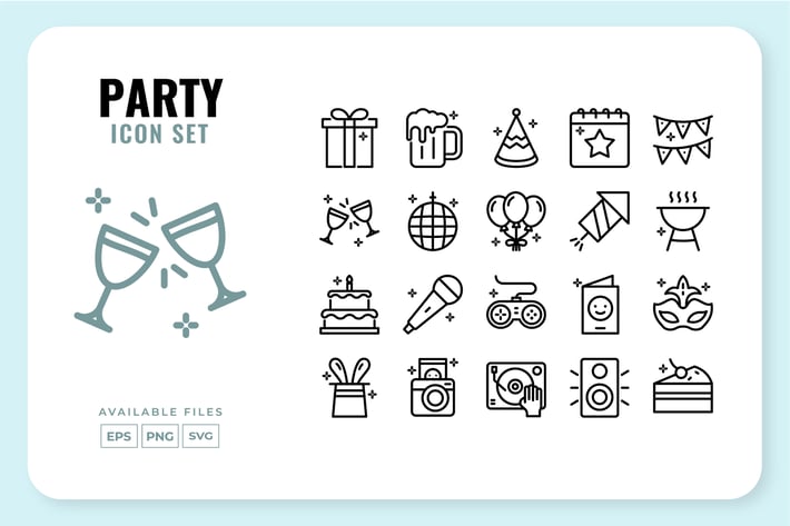 Party Icon Set