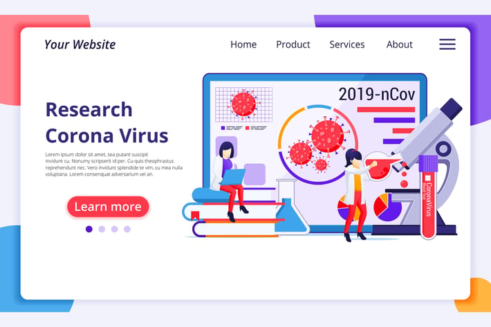 Corona Virus Illustration