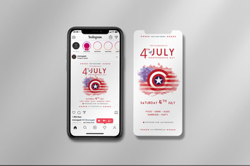 4th of July - Instagram Set