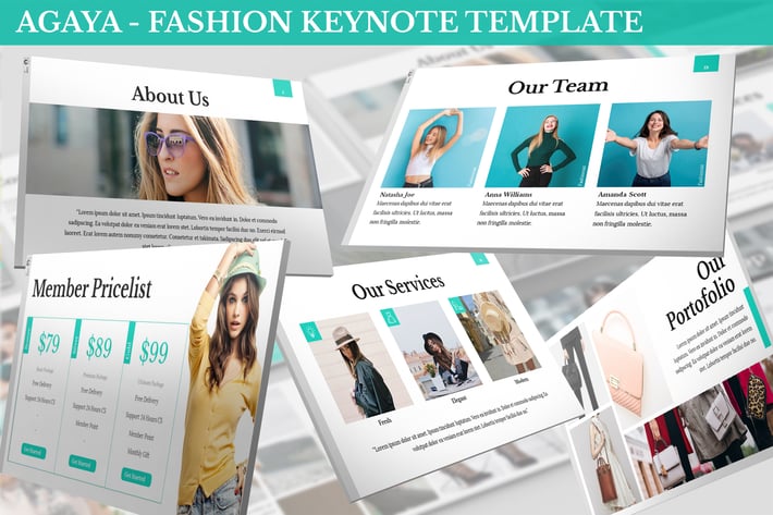 A-Gaya - Fashion Keynote Template