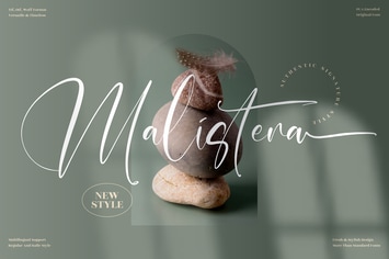 Malistera Signature Font