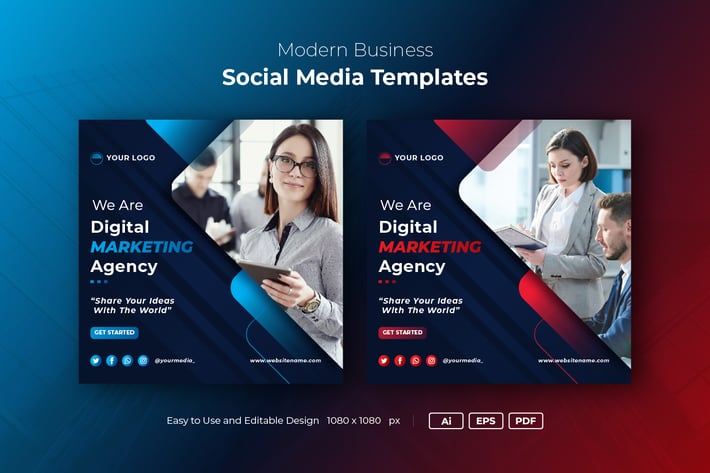 Digital Marketing Social Media Post banner