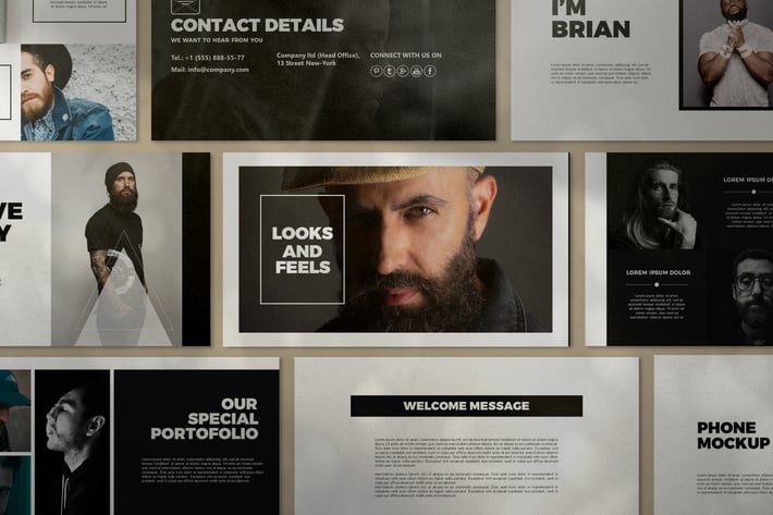 Hipster - Business Marketing Powerpoint