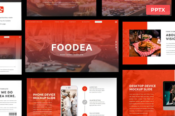 Foodea - Food Powerpoint Presentation Template