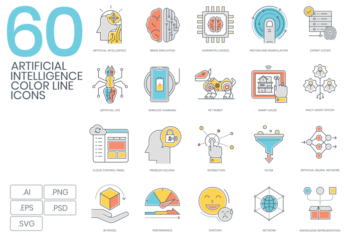 Artificial Intelligence Icons