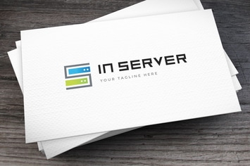 In Server Letter S Logo Template