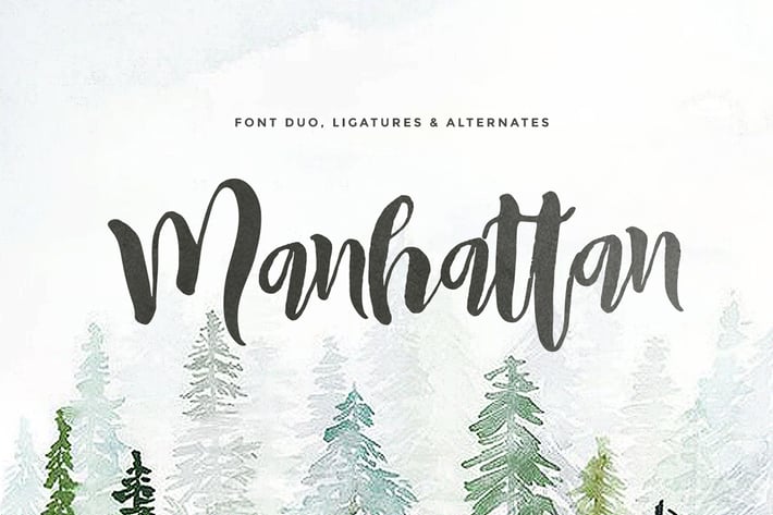 Manhattan (2 fonts)