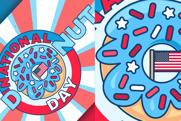 National Donut Day Illustration