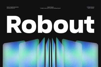 Robout - Soft Robot Estate Branding Geometric Font