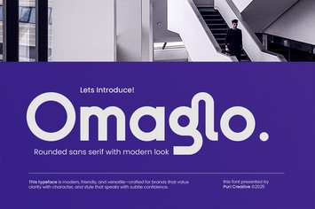 Omaglo – Unique Modern Sans Font