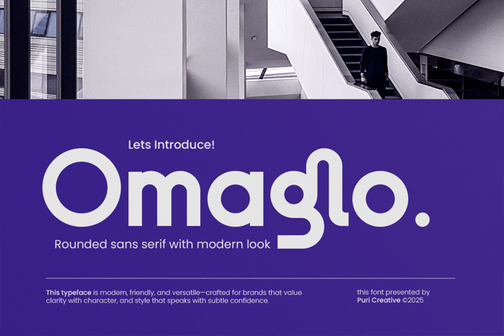 Omaglo – Unique Modern Sans Font