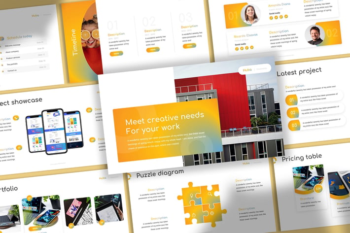 Huba - Creative Keynote Template