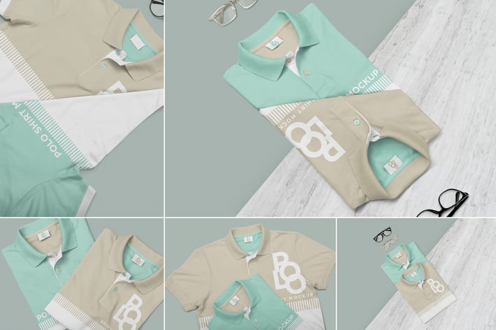 Stylish Polo Shirt Mockups