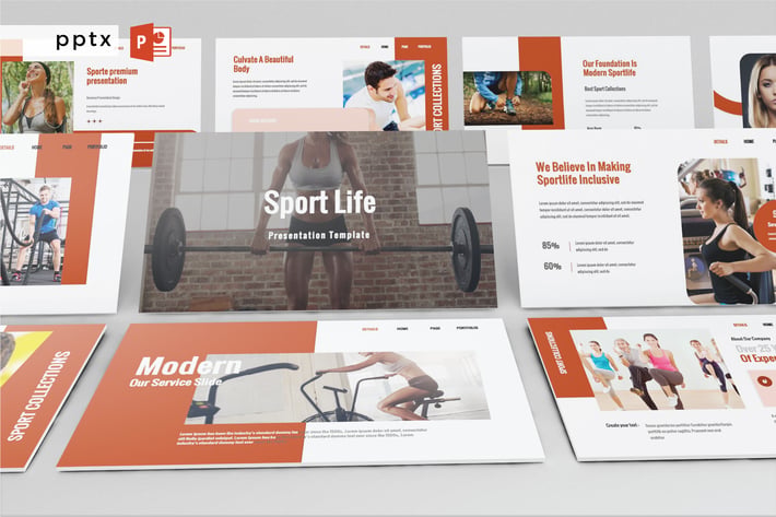 SPORT LIFE - Powerpoint V585