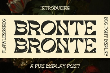 Bronte - Fun Display Font
