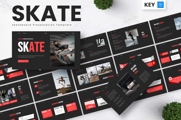 Skate - Skateboard Keynote Templates
