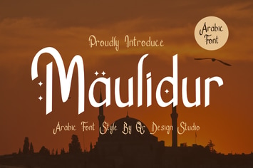 Maulidur - Arabic Font