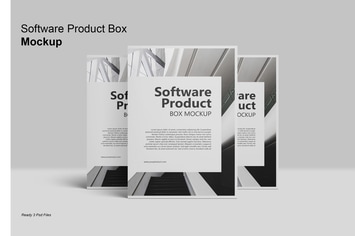 3 Psd Software Box - Mockup Vol. 4
