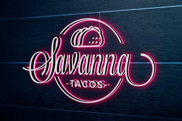 Backlit Logo Mockup