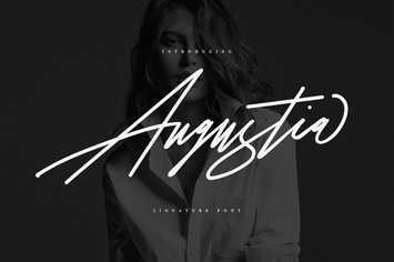 Augustia Signature Typeface