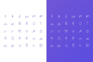 Simple Vector Icons Set for Сafe