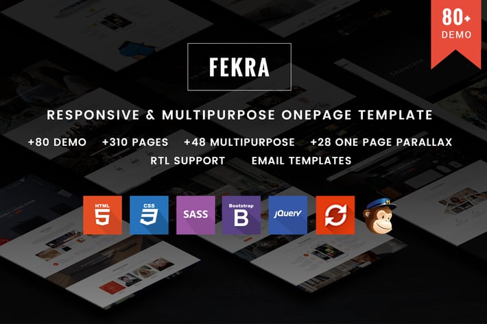 Fekra - Responsive One/Multi Page HTML5 Template