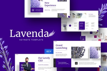 Lavenda - Flower  Keynote Template