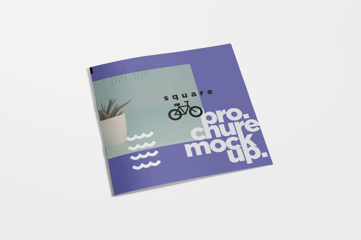 Square Brochure Mockups