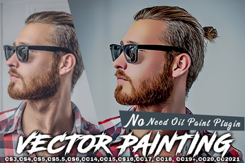 Vector Painting Photoshop Action 