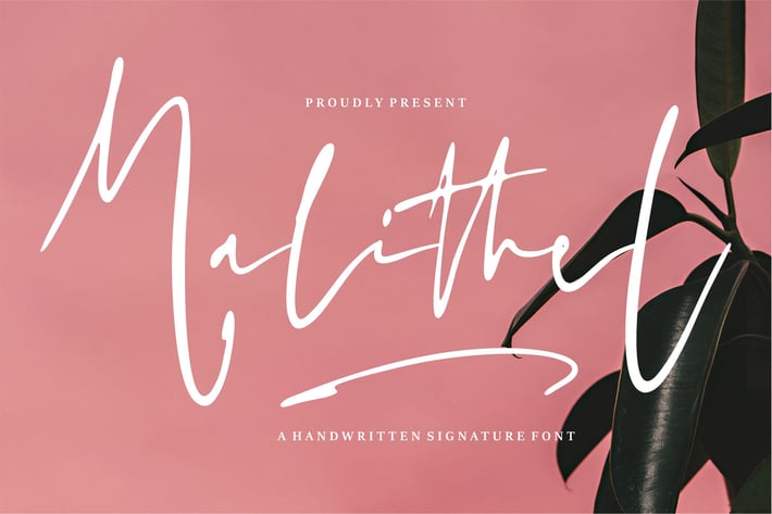 Malithel | Handwritten Signature Font