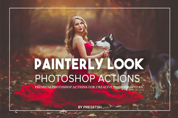 Painterly Photoshop Actions